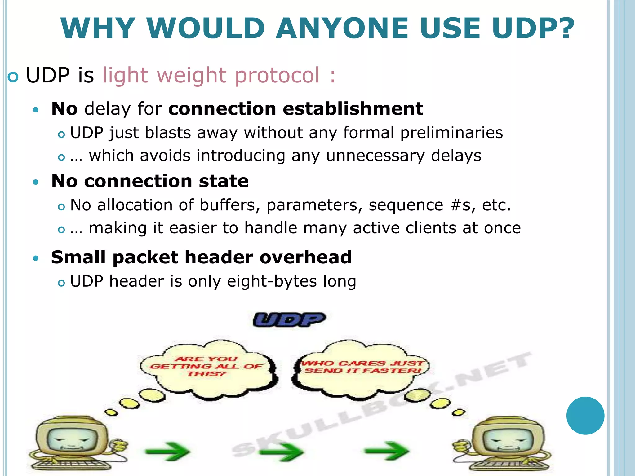 User datagram protocol (udp) | PPTX | Computer Networking | Computing