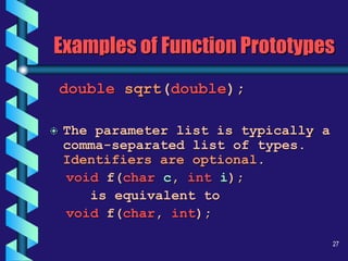 User defined functions | PPTX