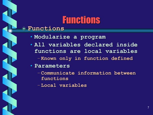 User defined functions | PPT