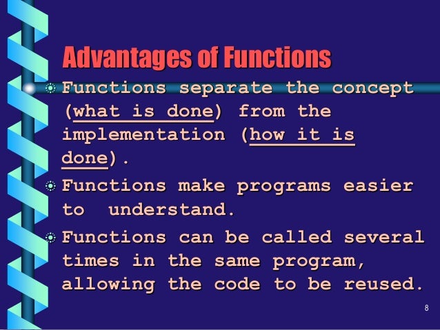 User defined functions