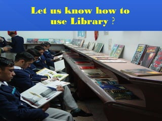 User education in Libraries | PPT