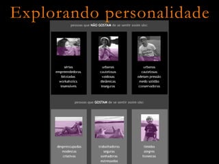 Explorando personalidade
 