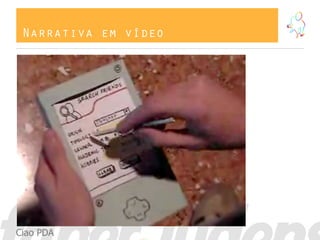 Narrativa em vídeo
Ciao PDA
 