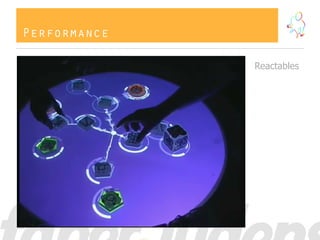 Performance
Reactables
 