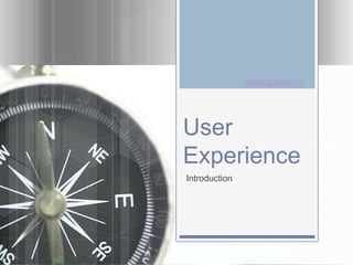 User
Experience
Introduction
www.graspin.in
 