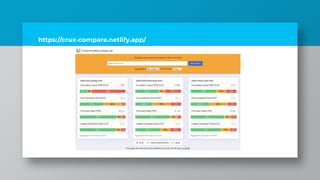 https://crux-compare.netlify.app/
 