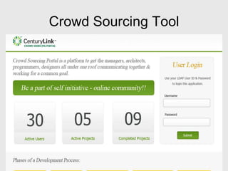 Crowd Sourcing Tool
 