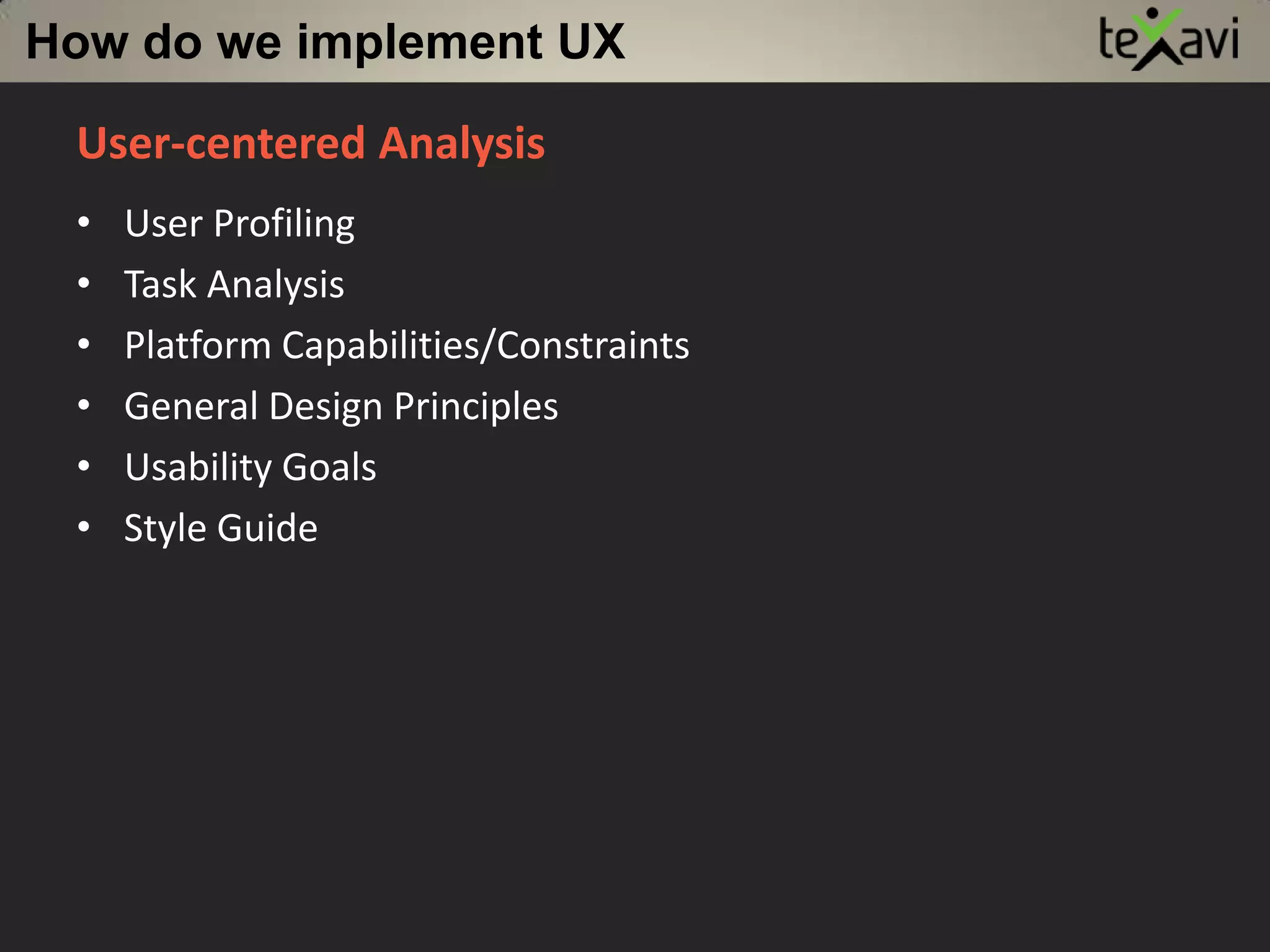 Intuitive workflow-improved navigation