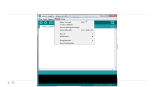 Destructing user experience of software | Arduino GUI | PPT