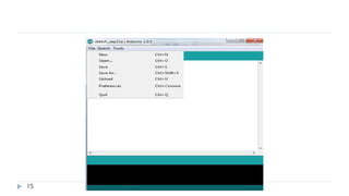 Destructing user experience of software | Arduino GUI | PPTX