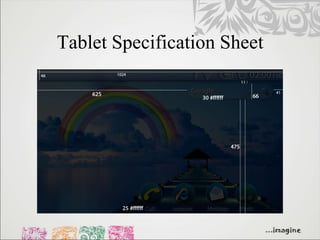Tablet Specification Sheet
 