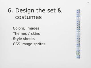 4. Position and move actorsPositioningLayeringRelationships between elements14