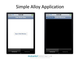 Simple Alloy Application
 