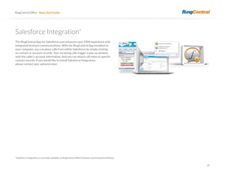 Ring Central User guide | PDF