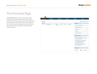 Ring Central User guide | PDF