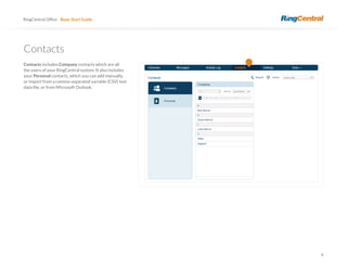 Ringcentral Cache Ring Central User guide | PDF