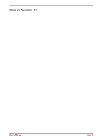 User’s Manual Index-4
Utilities and Applications 3-9
 