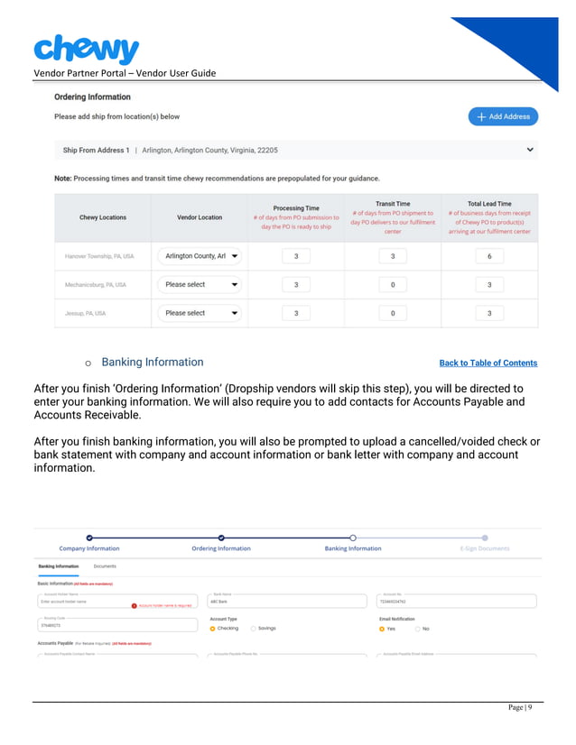 User Guide - Chewy Vendor Partner Portal - New to Chewy.pdf | Email ...