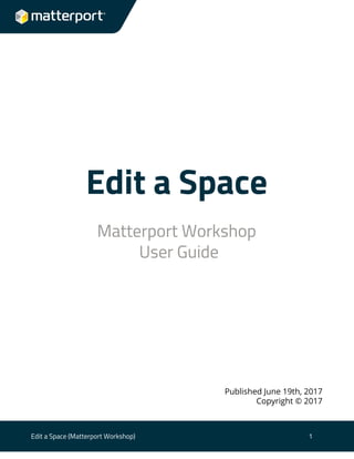 User guide edit a space | PDF