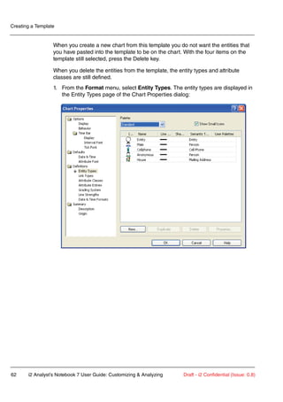User guide customizing an danalyzing, ANB, iBASE Intelligence | PDF
