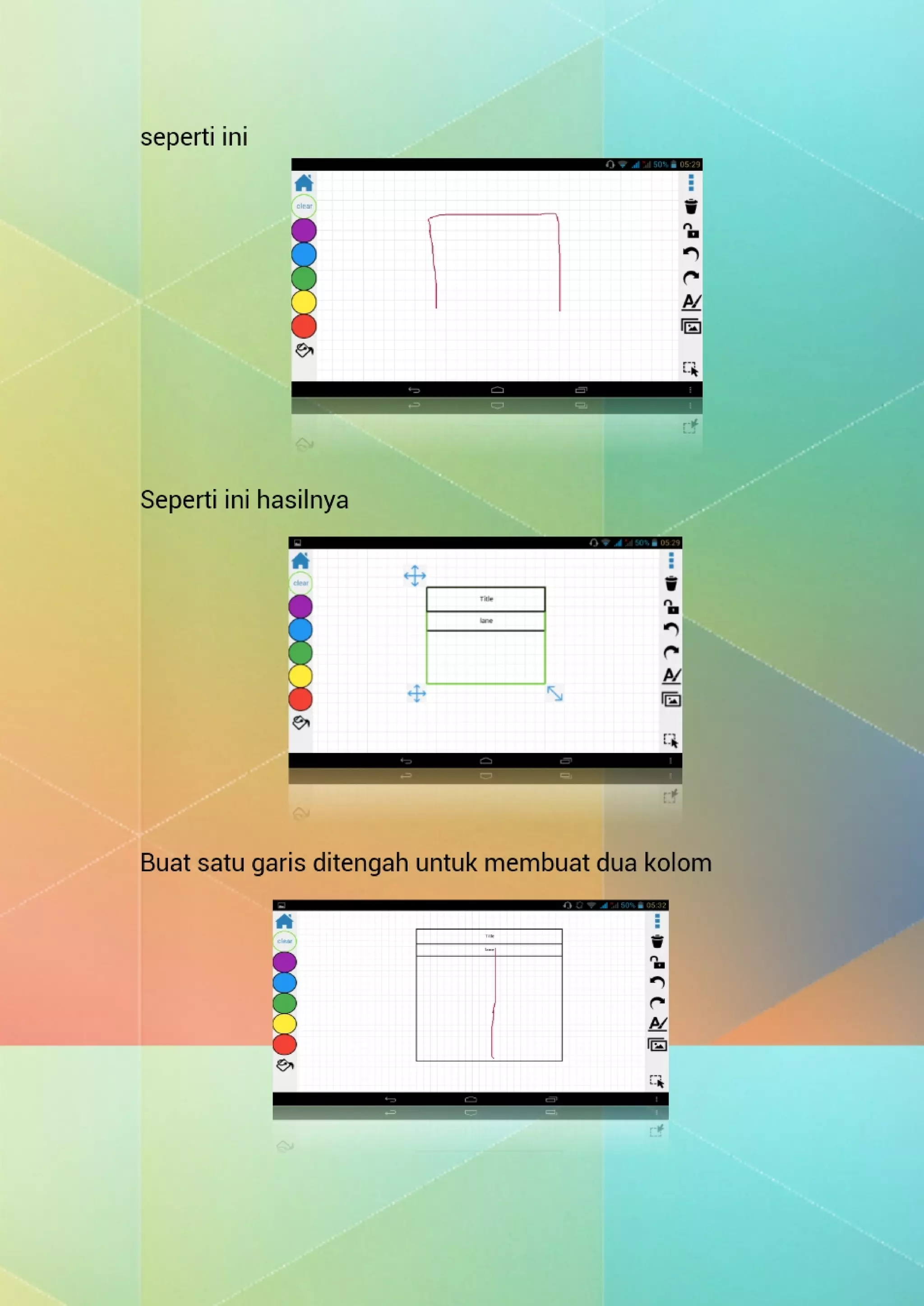 User guide membuat diagram dengan draw express lite