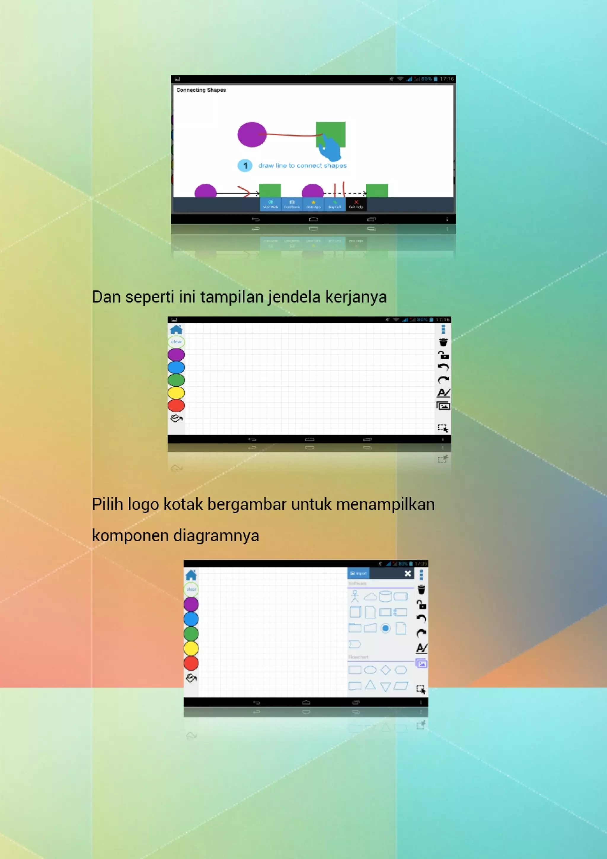 User guide membuat diagram dengan draw express lite