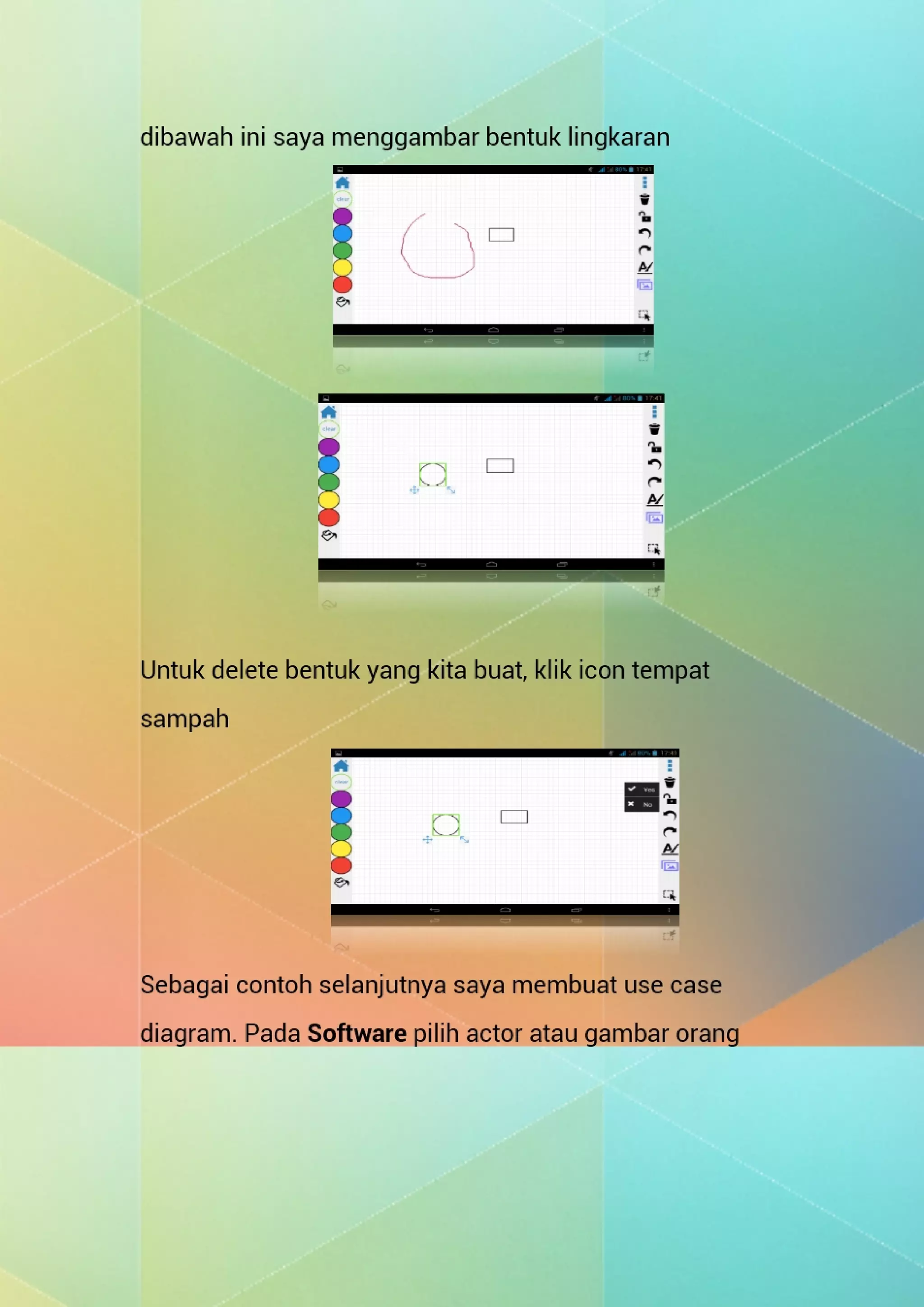 User guide membuat diagram dengan draw express lite