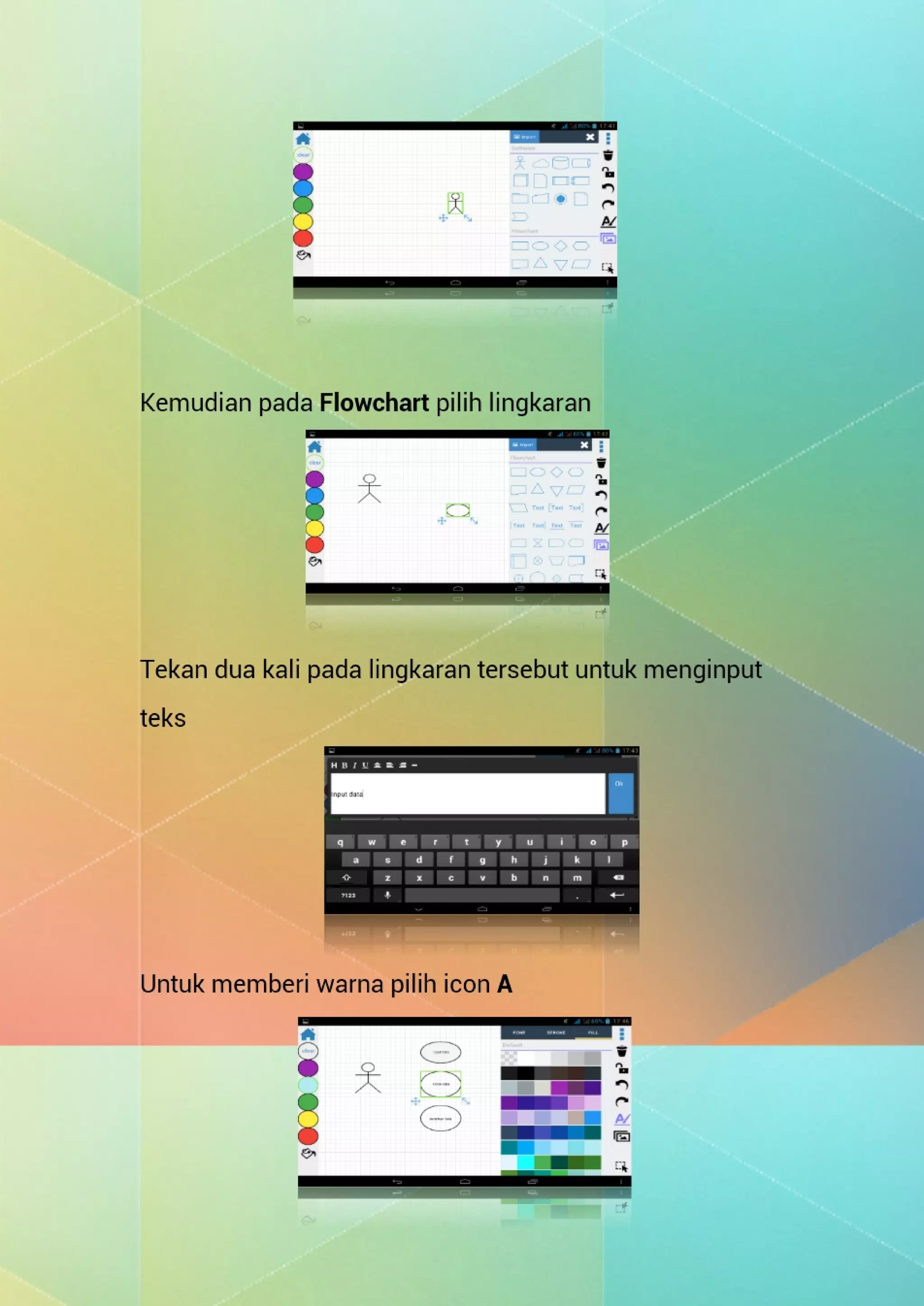 User guide membuat diagram dengan draw express lite