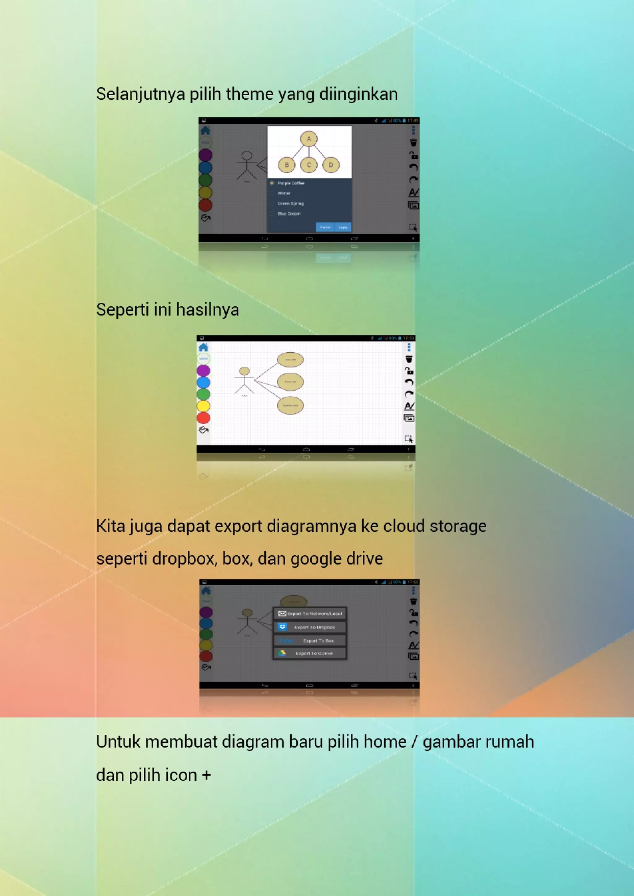 User guide membuat diagram dengan draw express lite