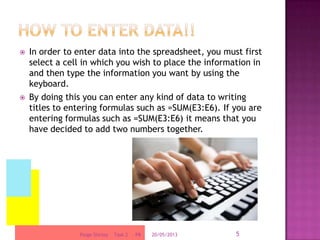 User guide to excel | PPTX