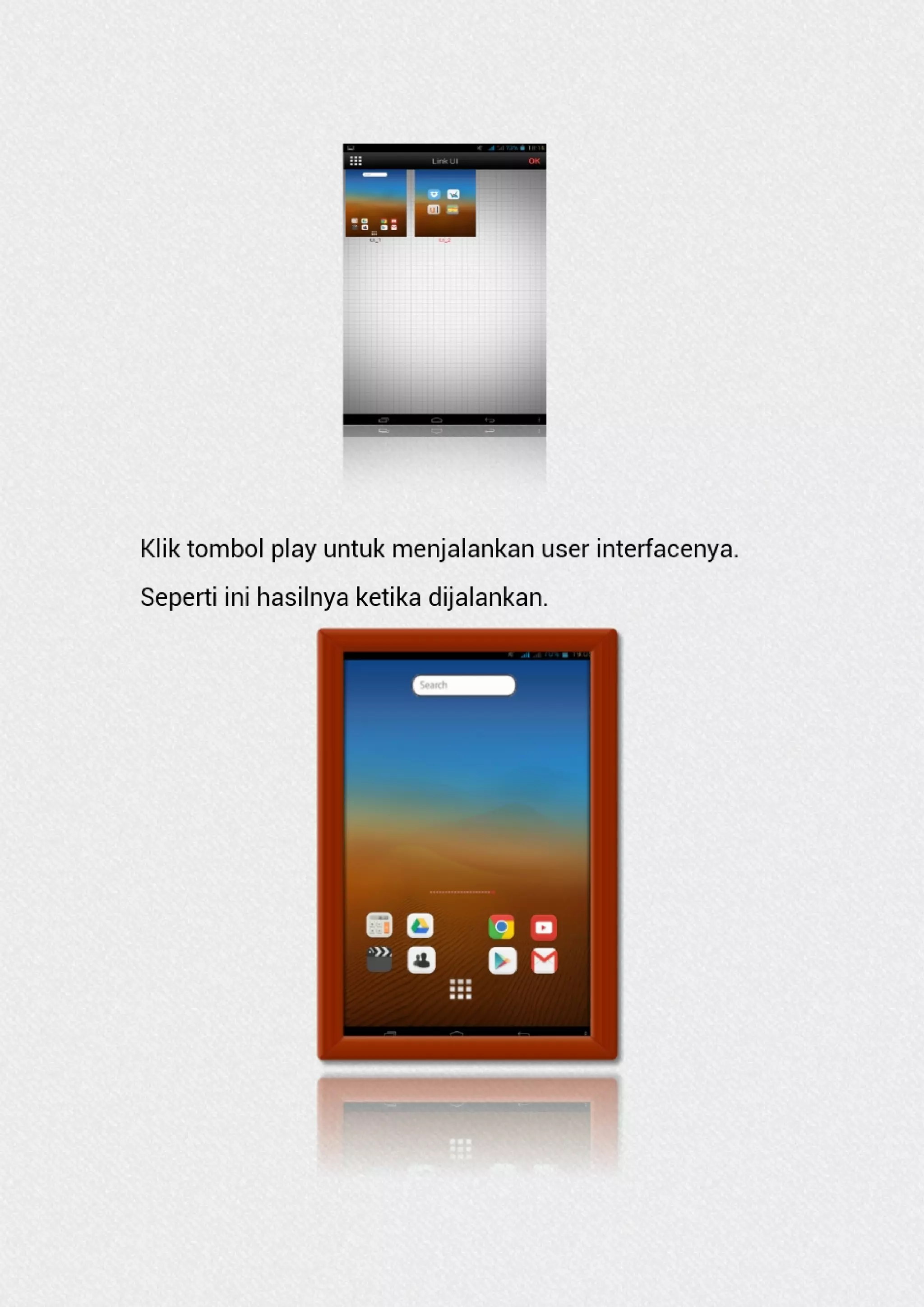 User guide ui ux mokup untuk desain user interface aplikasi android
