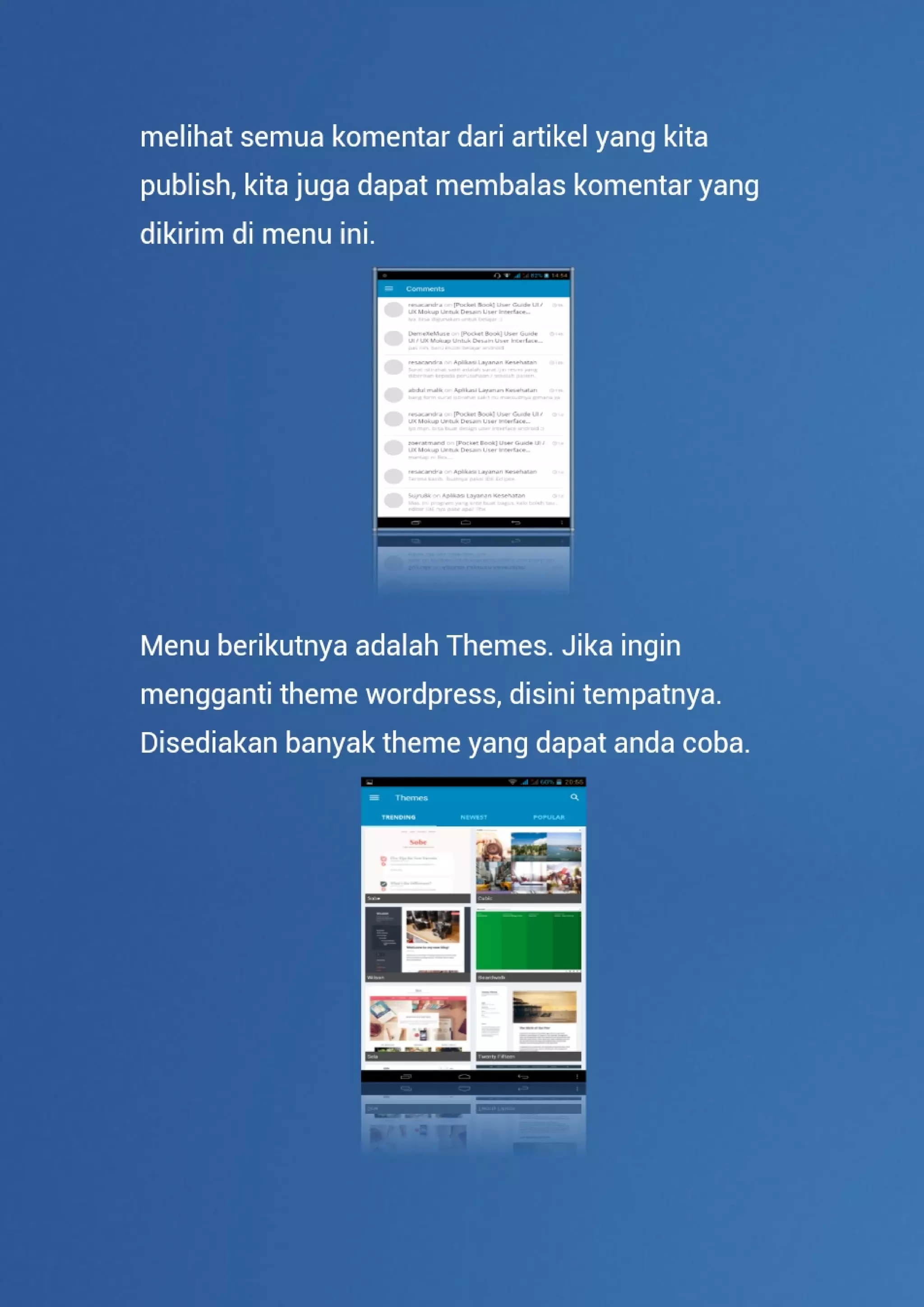 User guide wordpress edisi android