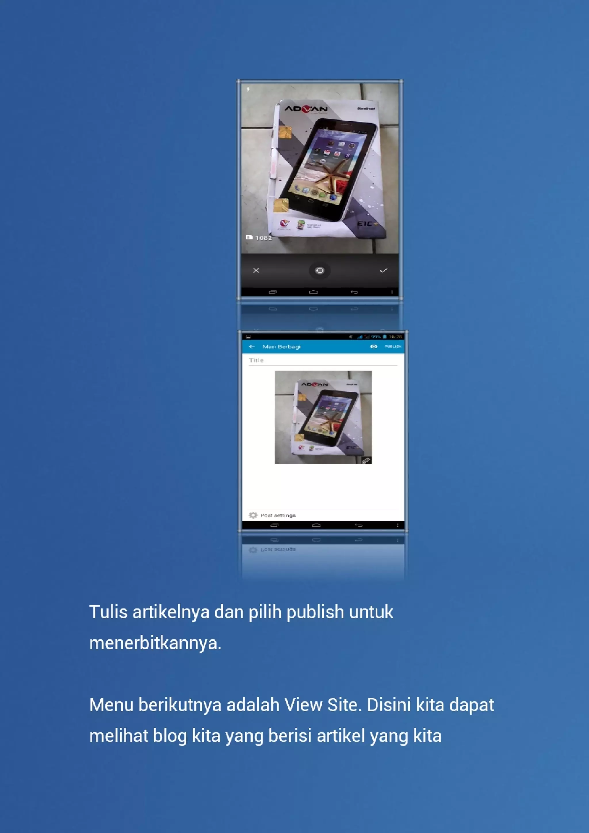 User guide wordpress edisi android