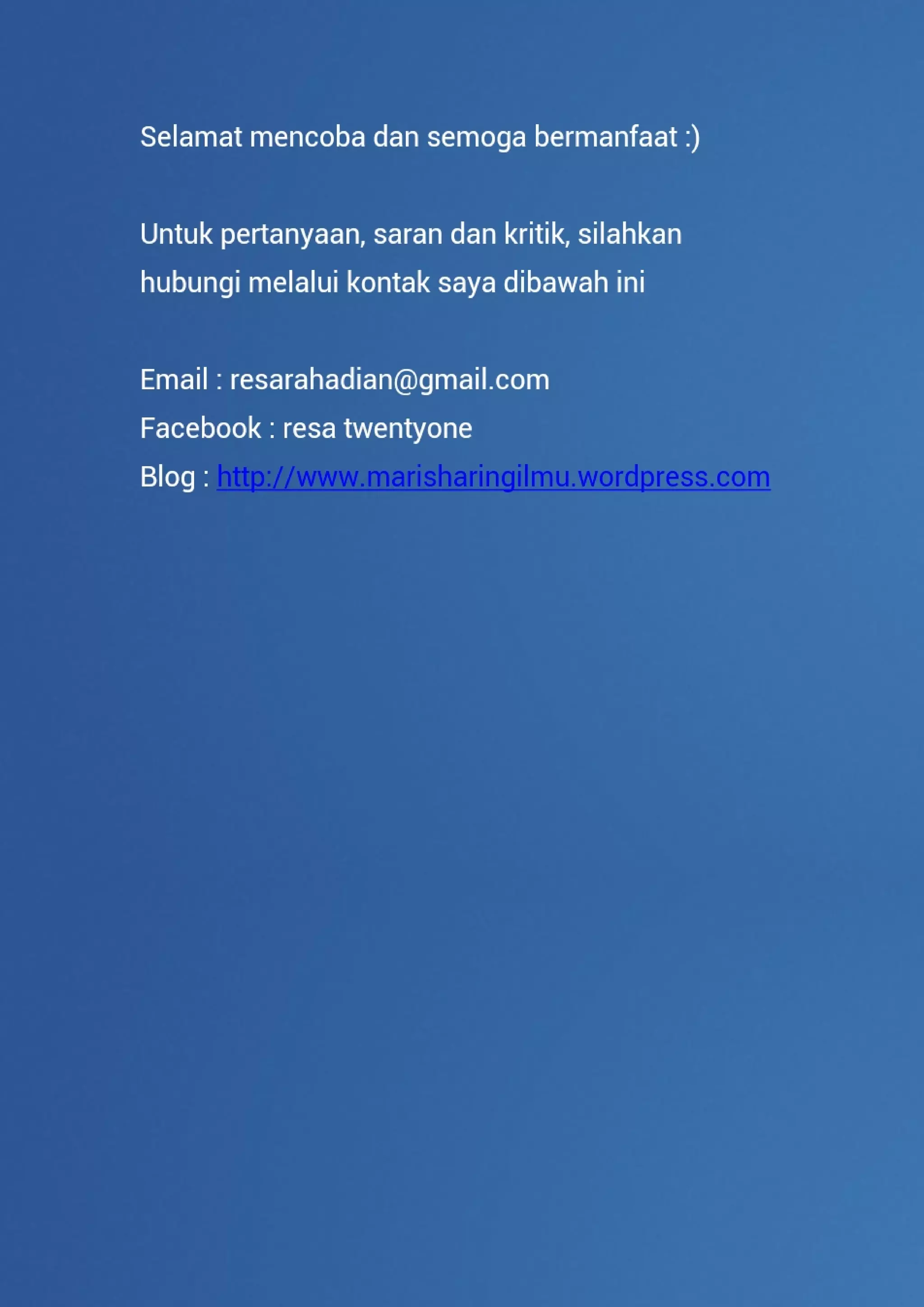 User guide wordpress edisi android