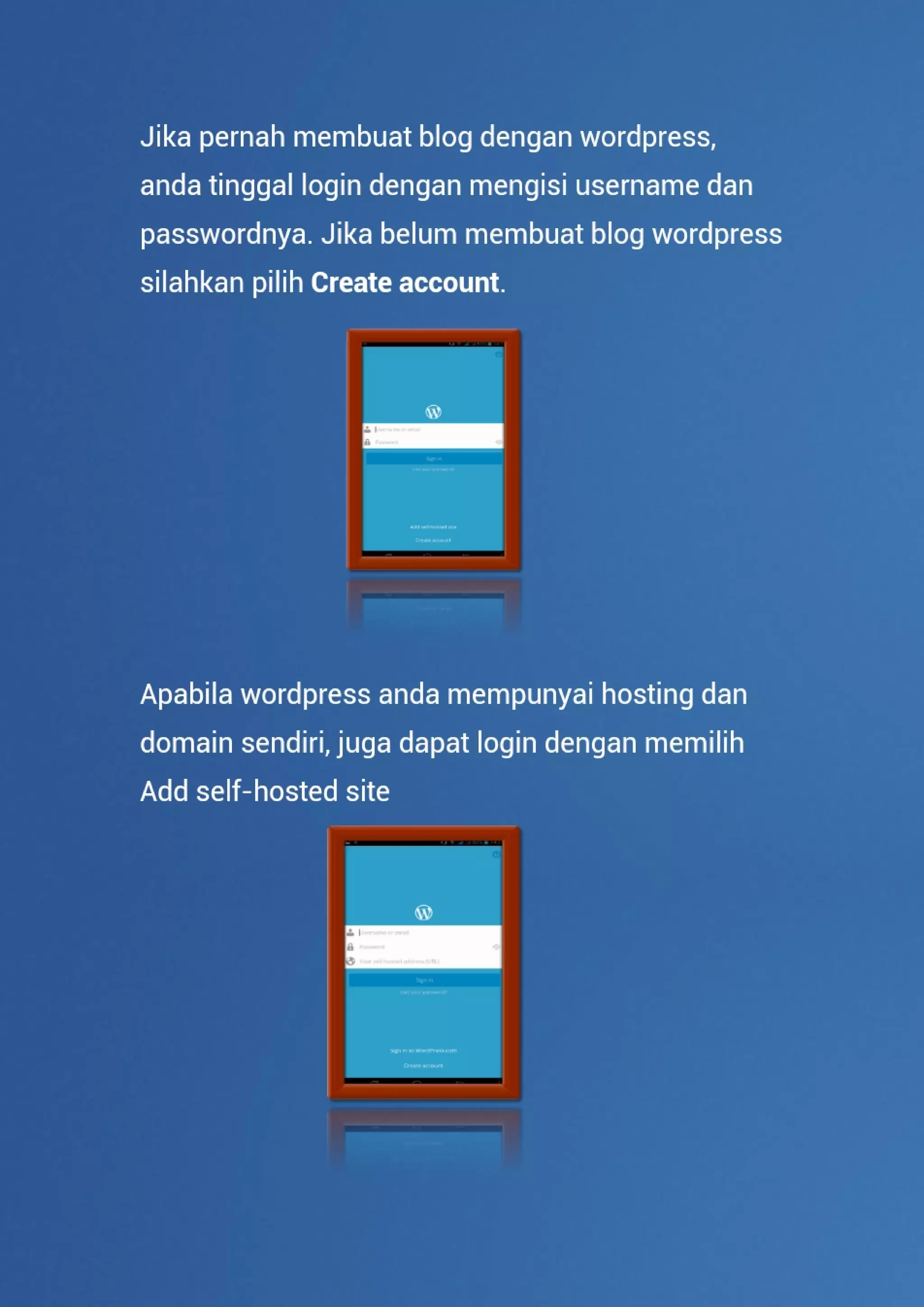 User guide wordpress edisi android