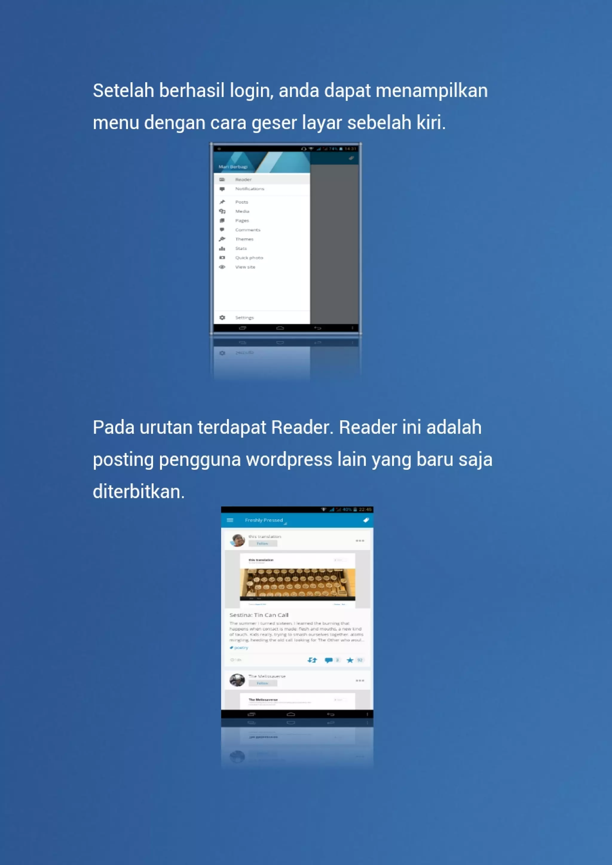 User guide wordpress edisi android