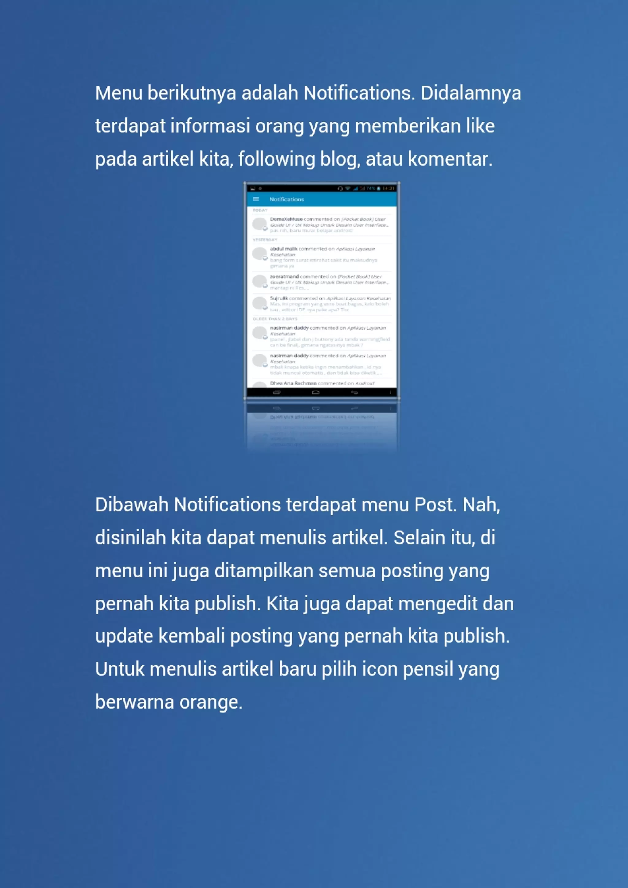 User guide wordpress edisi android