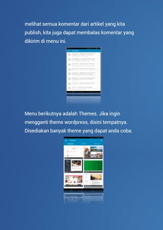 User guide wordpress edisi android