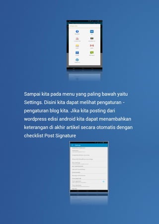 User guide wordpress edisi android