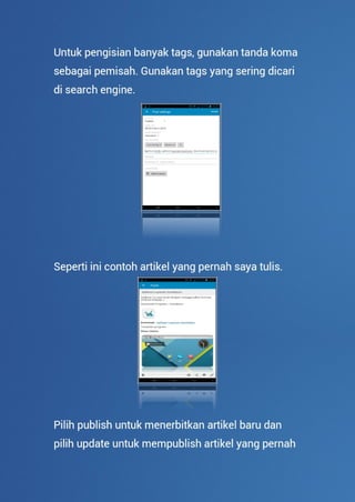 User guide wordpress edisi android