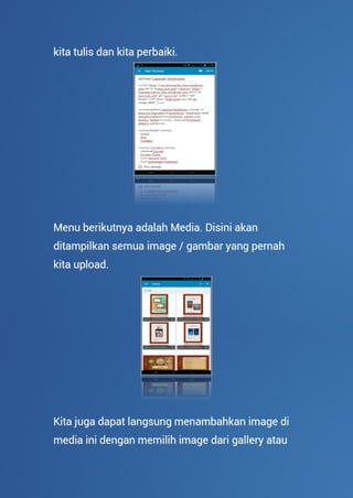 User guide wordpress edisi android
