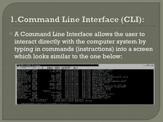 User Interface & Its Types | PPT