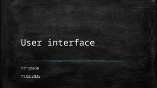User interface presentation for esl students learning IT | PPTX