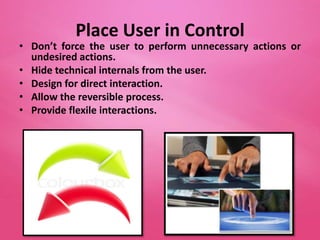 User Interace Control User interface design | PPTX
