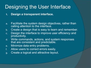 User Interface Design | PPTX