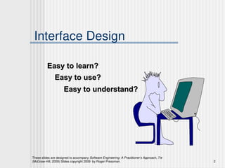user interface design.ppt in software engineering | PPT