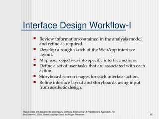 user interface design.ppt in software engineering | PPT