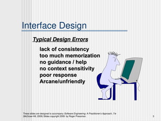 user interface design.ppt in software engineering | PPT