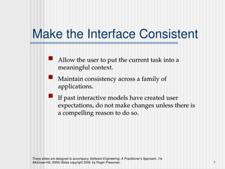 user interface design.ppt in software engineering | PPT