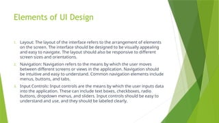 User interface design elements.pptx fyiiyyj | PPTX